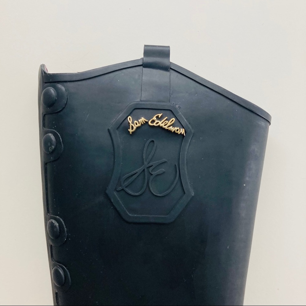 Sam Edelman Shoes Black Tall Rain Boots - Picture 2 of 4